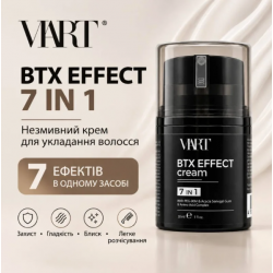 VIART BTX Effect 7in1 незмивний крем для волосся 30 мл — термозахист, гладкість, блиск