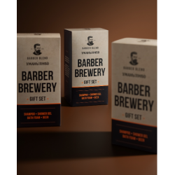 Подарунковий набір BARBER BREWERY для справжніх чоловіків 330/3х230 мл