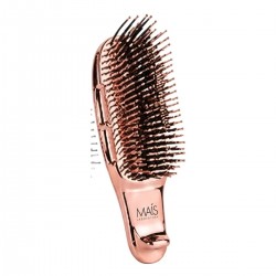 Преміальна щітка MAÍS Brush Small для розчісування, масажу шкіри голови та SPA-догляду за волоссям рожеве золото
