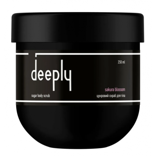 Цукровий скраб для тіла deeply Sakura Blossom Sugar Body Scrub, 250 мл