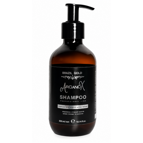 Шампунь Brazil Gold Home Care Arganox Shampoo для жирної шкіри голови та сухого волосся, 300 мл