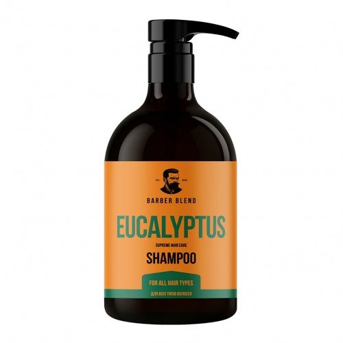 Шампунь Eucalyptus Barber Blend для всіх типів волосся, 1000 мл
