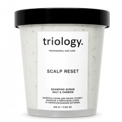 Шампунь-скраб для волосся Triology Scalp Reset Salt and Carbon з морською сіллю та вугіллям, 500 г