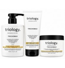 Зміцнювальний набір Triology Trichomax TRIO шампунь, кондиціонер і маска для запобігання ламкості і випадіння волосся, 500+200+330 мл