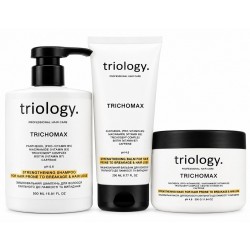 Зміцнювальний набір Triology Trichomax TRIO шампунь, кондиціонер і маска для запобігання ламкості і випадіння волосся, 500+200+330 мл