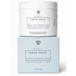Зволожуюча маска  Molecula Hair Mask Hyaluronic Acid з гіалуроновою кислотою для кучерявого волосся, 300 мл