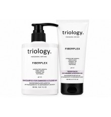 Відновлювальний набір Triology Fiberplex DUO шампунь і кондиціонер для пошкодженого та фарбованого волосся, 500+200 мл