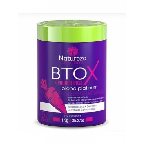 Засіб для волосся Natureza Btox Cenoura Roxa blond platinum