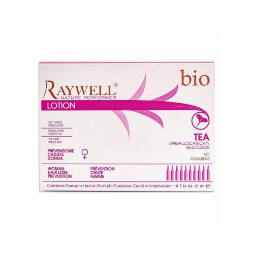 Raywell Bio Tea Lotion ампули лосьйон проти випадіння волосся у жінок 10 мл (1 ампула)