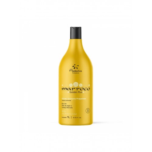 Шампунь глибокого очищення Floractive Marocco Golden Plus Shampoo Preparador